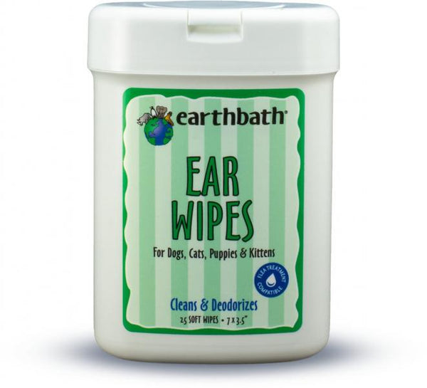 Earthbath Ear Wipes for Dogs and Cats