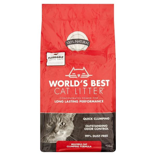 World's Best Cat X-Strength Litter 8 lb. Red Label