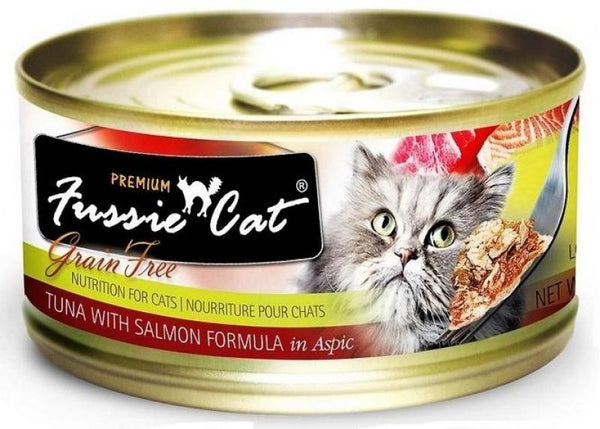 Fussie Cat Tuna w/ Salmon 2.82 oz.