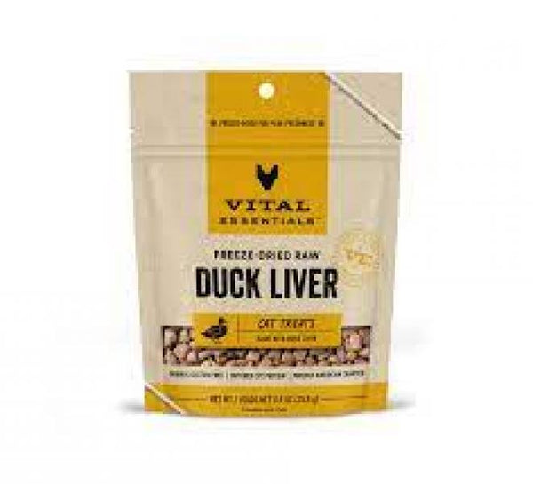 Vital Essentials Cat Treat Duck Liver .9 oz.