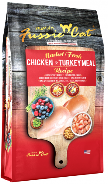 Fussie Cat Dry Chicken & Turkey 4 lb.
