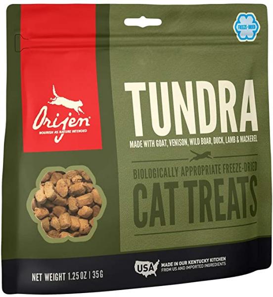 Orijen Freeze Dried Tundra Treats for Cats 1.25 oz.