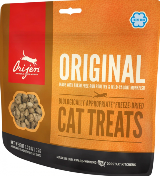 Orijen Freeze Dried Original Treats for Cats 1.25 oz.