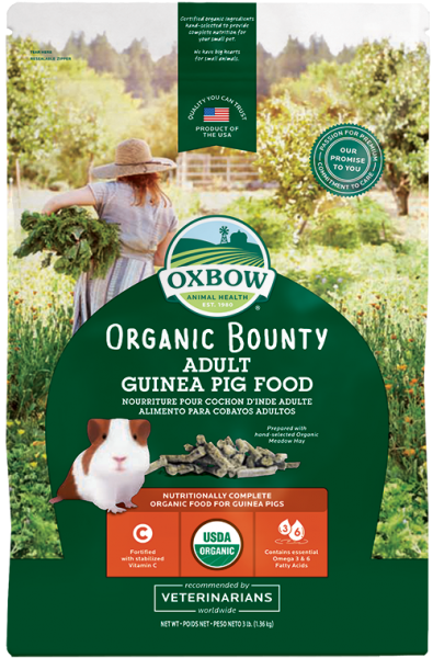 Oxbow Food Organic Bounty Guinea Pig Food 3 lb.